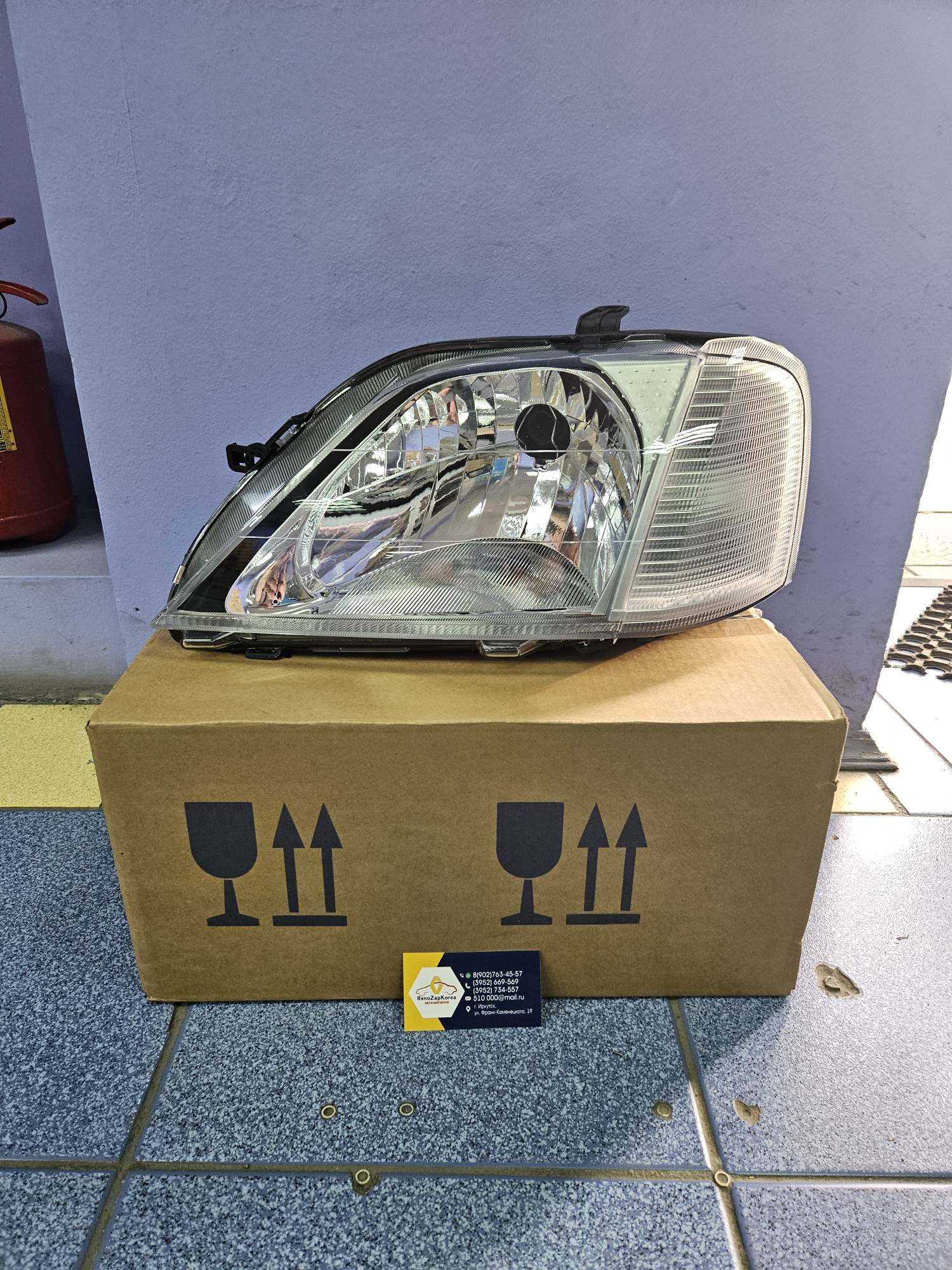 OEM0194FL O.E.M. Фара (Logan) фаза1 (05-10г) левая OEM0194FL  аналог 6001546788