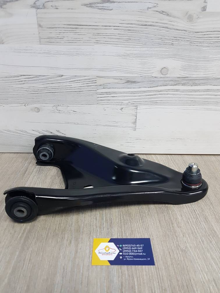 Рычаг передний (Renault Logan c14г,Logan 13г, Almera) бок проточка Левый Renault ориг 545019811R