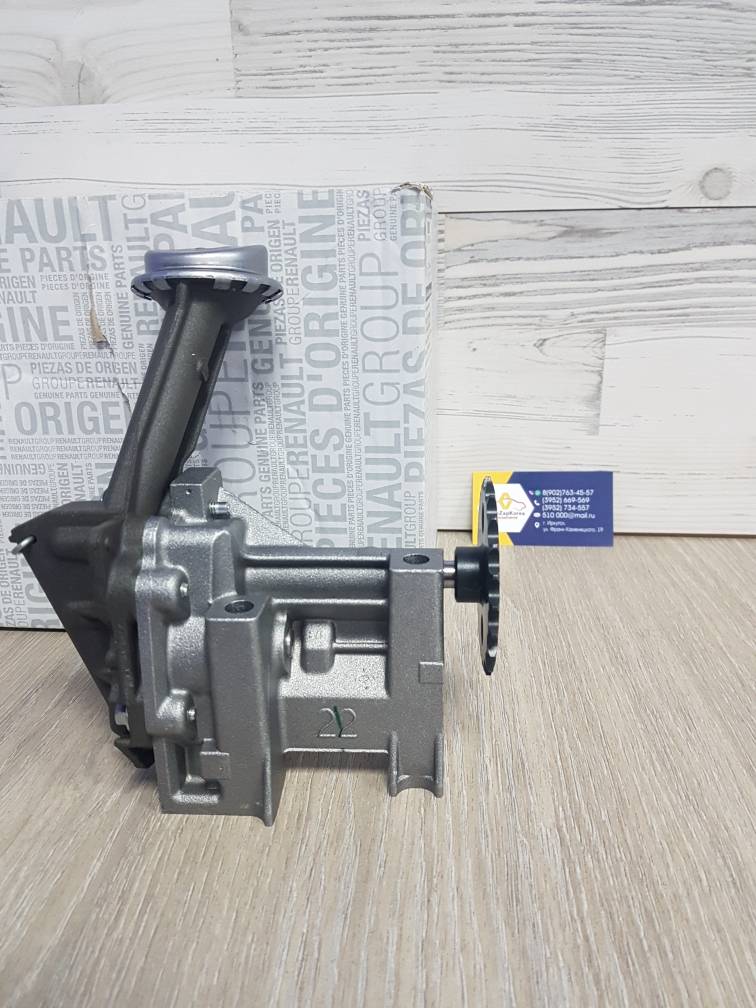 Масляный насос (Рено Logan (смVIN 2типа), Largus, Logan c14г) все 8V Renault ориг 150100934R / 150106543R / 8200160195