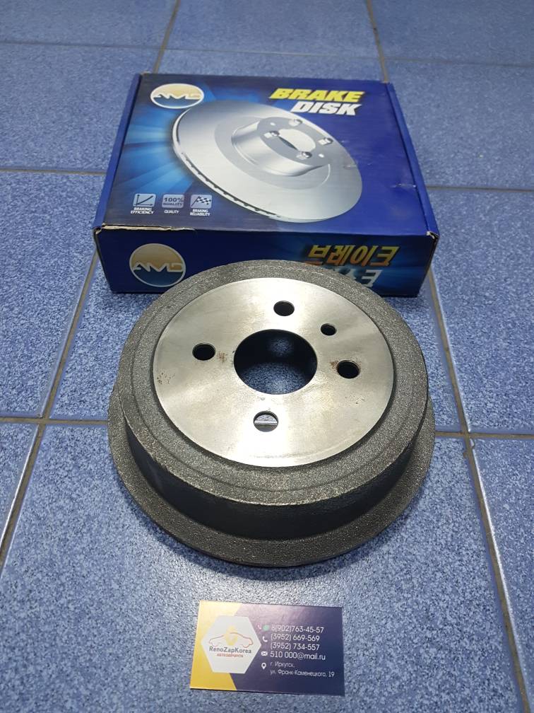 AMDBD156 Барабан тормозной (Chevrolet Lanos, Nexia) AMDBD156 (ступица не литая) аналог 96175281