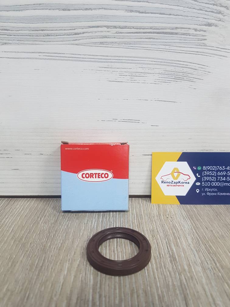 12018754B Corteco Сальник распредвала (Reno Logan-16V,Symbol-16V,Megane2(на1вал) Duster(диз и К4M) (28х42х5) Corteco 12018754B ан 7701478550 /130429913R/1351000Q0B