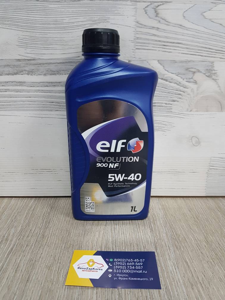 11050301 ELF Масло моторное ELF Evolution NF  SAE 5W40  1л. RO196145 / 194875 / 11050301