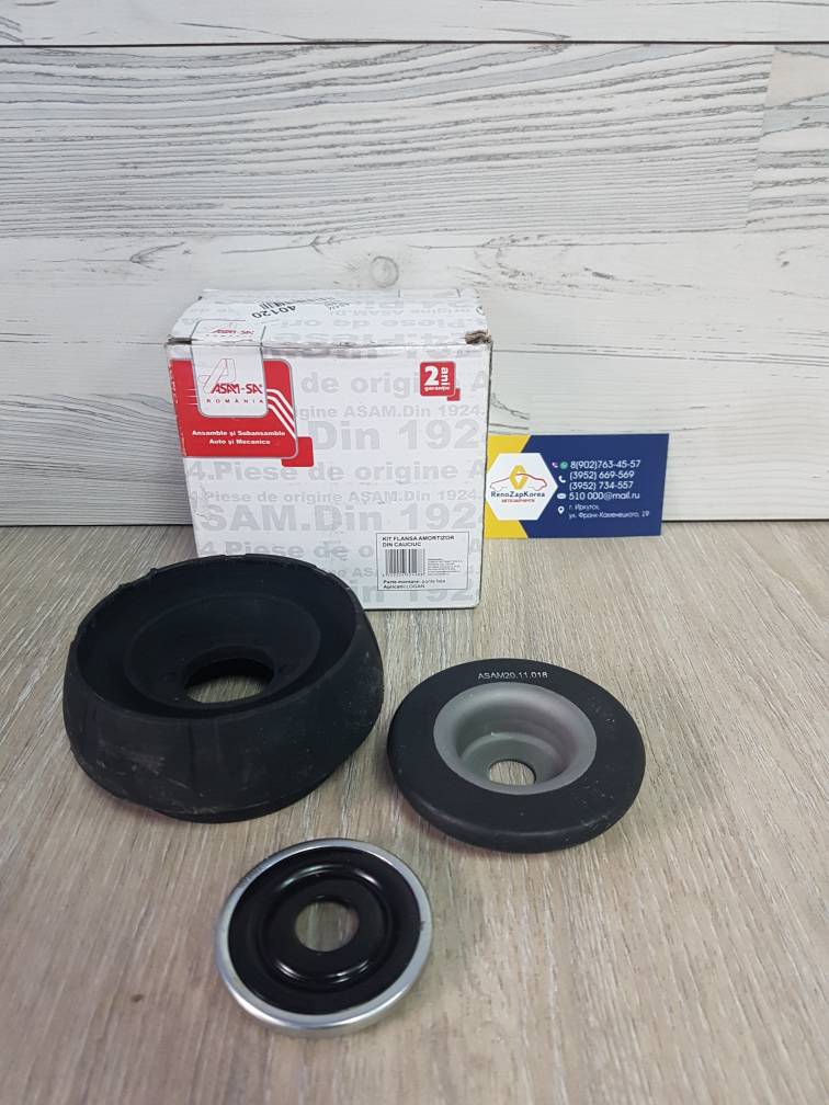 30498 Asam  Ремкомплект опоры передней стойки (Logan, Almera,Duster,Logan c 14г) ASAM 30498 ан 543A06915R в к-те 6001547499
