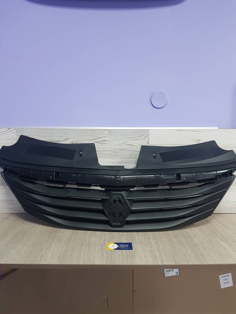 8200752748 Pulo Решетка перед бампера радиатора (верхняя) (Logan фаза2) Pulo P3RULG2 (Тайвань) ан 8200752748