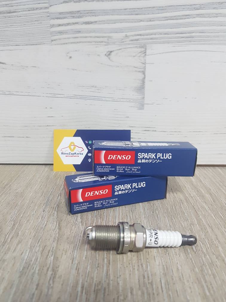 3145 Denso Свеча зажигания  (Reno Logan)  Renault  (K4M) и (2л) 16кл  Denso K20PRU (3145) аналог  7700500155
