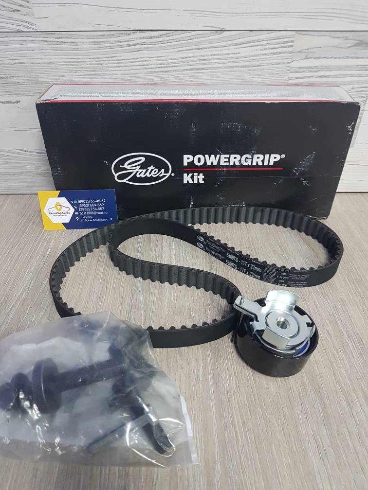 ГРМ комплект (Ford Focus2,3,Fusion,Mondeo,Kuga1.6 и др.) дв 1.4,1.6 Gates K015669XS/K035669XS  ан 2045356 / 1672144