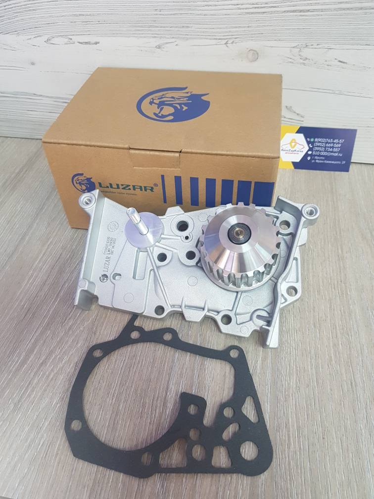 Водяной насос (помпа) (Reno Logan с10г (8Vи16V),Simboll, Megane2,Duster) (K4M) Luzar LWP0930 ан 210100753R / 210105707R / 8660003264