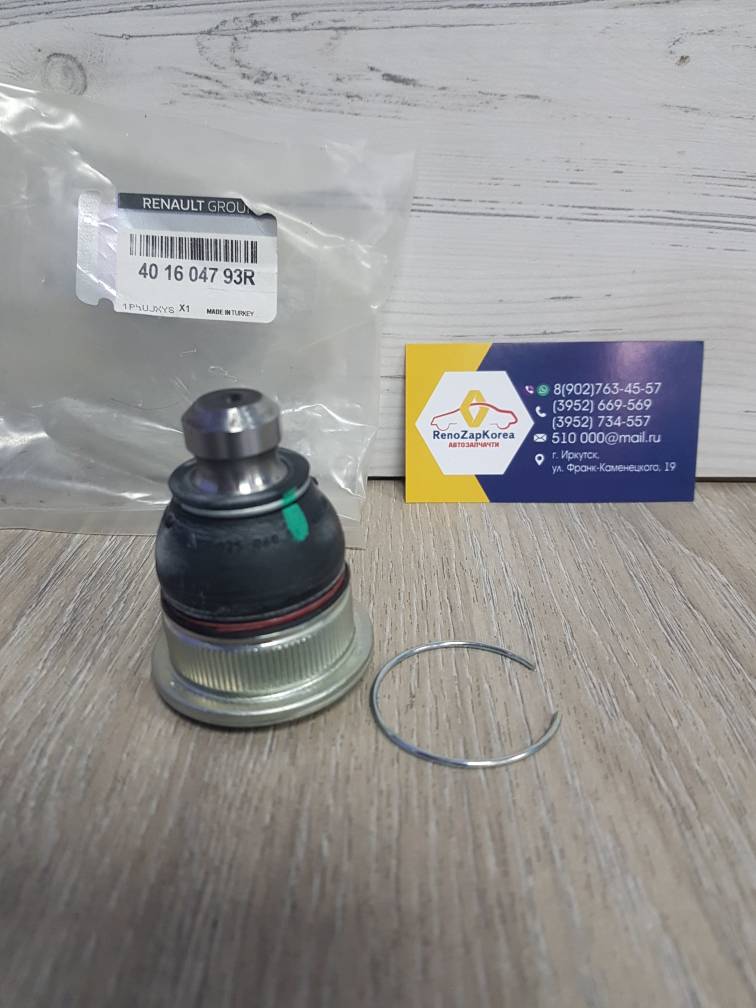 401604793R Renault Шаровая опора (Renault Logan до13г, Sandero,Largus,Megan2,Almera) Renault ориг 401604793R                             для 545011362R / 545004269R