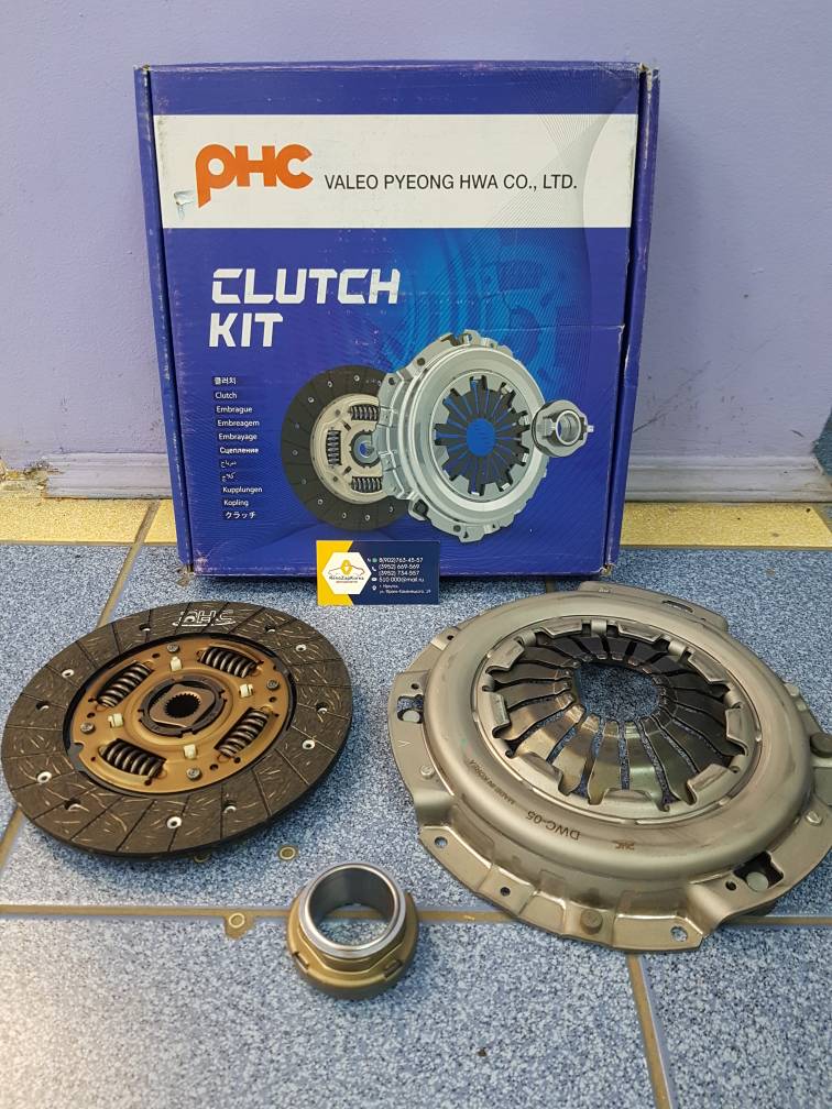 DWK004 Valeo Сцепление в сборе  (Chevrolet Lanos 1.5 (8v), Nexia 1,5 (8v))  Valeo/PHC  DWK004 (с выж) ан 96408516 / 96314000   96343035 / 96183980   90251210