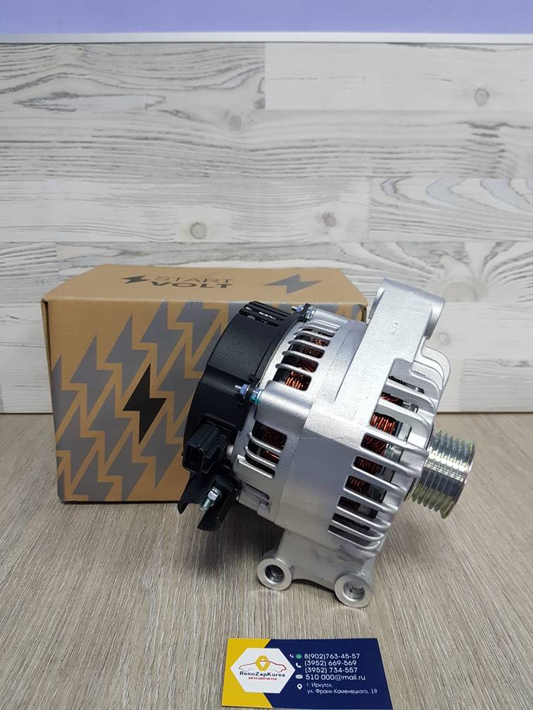 LG1079 СтартВольт Генератор (Ford Focus2,1 дв1.4 и1.6 все) (105А) СтартВольт LG1079  аналог 1708472 / 1748637 / 1511220