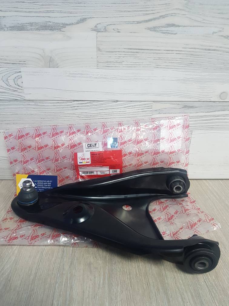 Рычаг передний (Renault Logan, Sandero, Largus) (все до 13г) левый Asam 30119 ан 545011362R