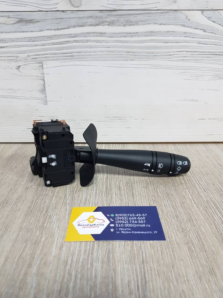 6001551360 Lada Переключатель света подрулевой (Logan с07, Largus,Almera,Duster до рест) (без ПТФ) Lada ориг 6001551360 ан  6001548106