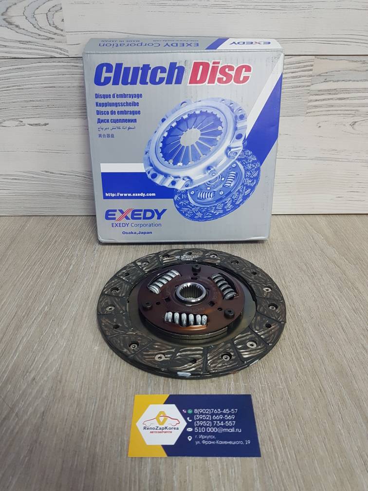 RND105U Exedy Диск сцепления  (Logan,Sandero, Simboll) (1.4 8V)  Exedy RND105U аналог 8200507366 для 302050453R / 6001548019 / 7711134828