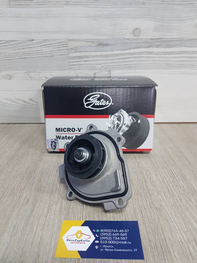 Водяной насос (помпа) (Chevrolet Cruze, Orlando, Aveo(T300)) (F16D4,F18D4) Gates WP0144 ан 25195119