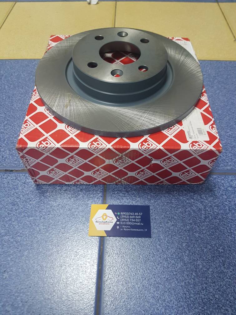 30652 Febi Диск тормозной перед (Reno Logan(8V), Logan14г(8V)) Febi 30652 ан 402065345R / 7701208252 /6001547683