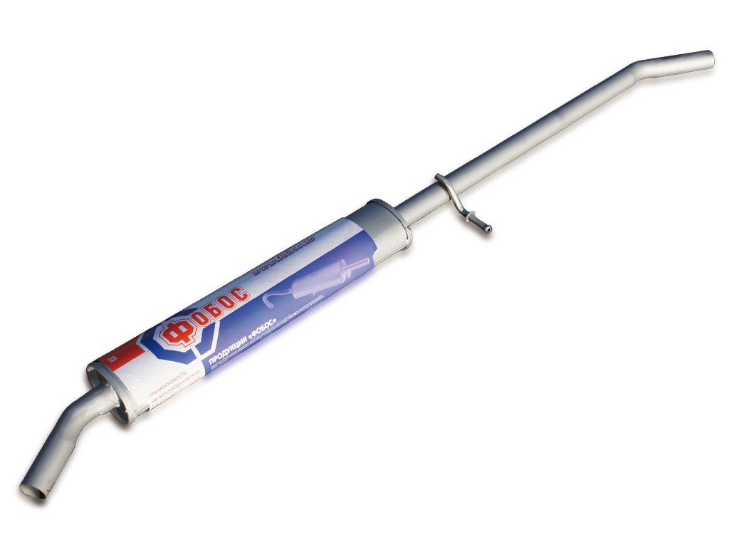 Глушитель промеж. (резонатор) (Duster 4x4 1.6л труб d40) Fobos 34244 ан 200101180R / 200107658R