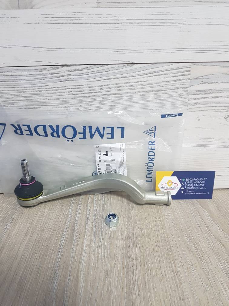 3093601 Lemforder Наконечник рулевой (Reno Logan, Sandero, Almera, Largus) Lemforder 3093601 левый  ан 6001550442 / 485202867R