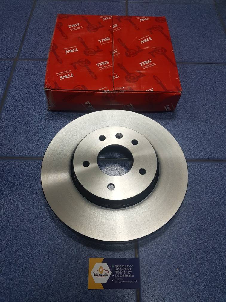 DF4928S TRW Диск тормозной перед (Chevrolet Captiva все дв, Opel Antara) (296mm)(1шт) TRW DF4928S ан 20955857 / 96625948