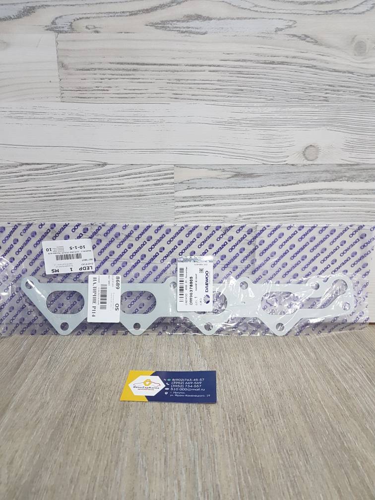 Прокладка коллектора ВЫпускного (Chevrolet Lacetti, AveoT250(1.4), Cruze(109л.с)) (1.4и1.6 -16V)  GM/Daewoo ориг 96350469 ан 96378805