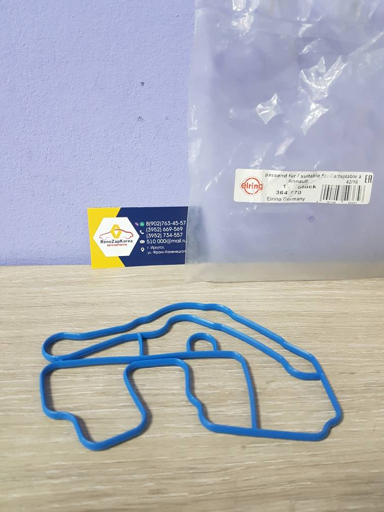 364670 Elring Прокладка термостата (Reno Megane2, Megane3, Fluence) (1.6- K4M) Elring 364670  ан 8200029741