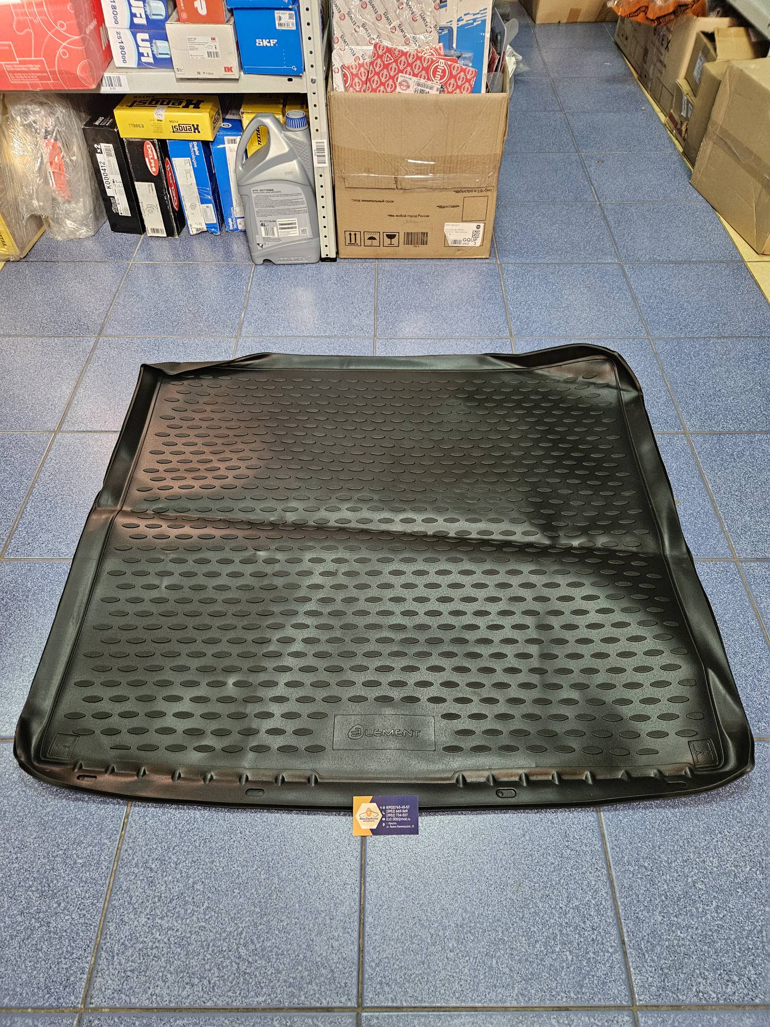 Коврик багажника (Duster (4WD)) полиуретан Novline NLC4128B13 ан 7711546513 / 7711471391