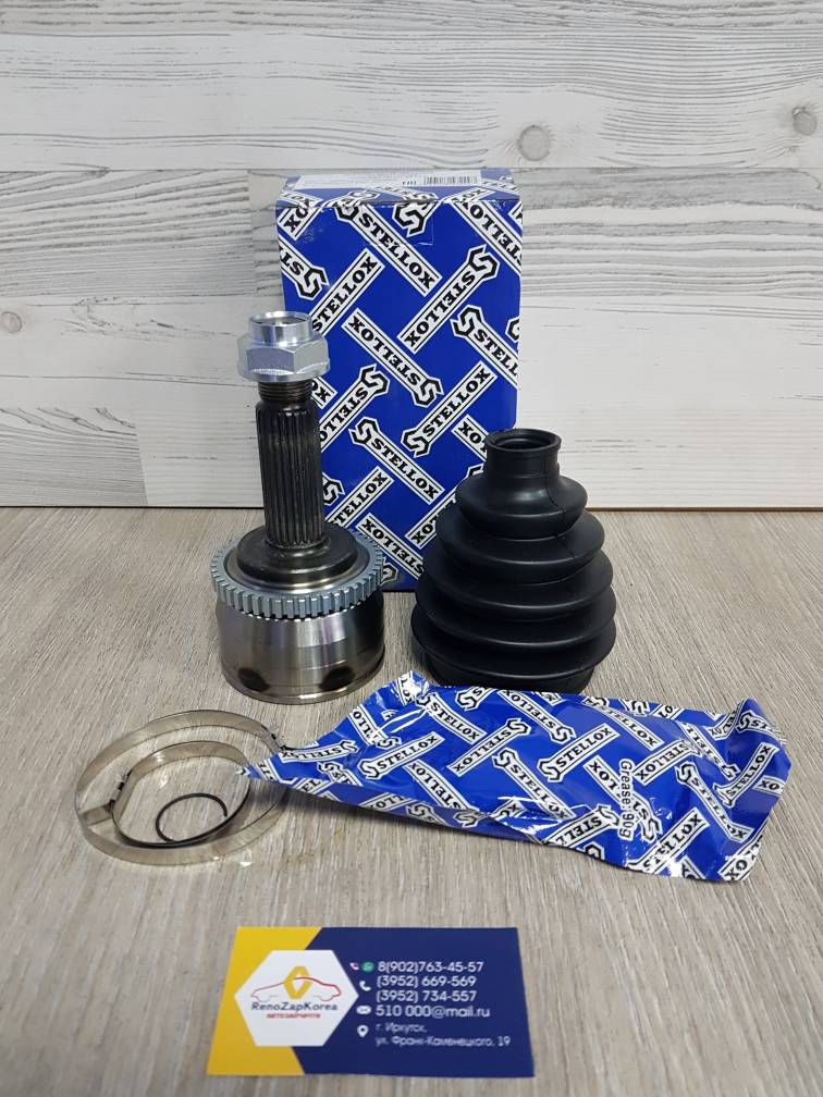 1501893SX Stellox ШРУС наружный (Hyundai/Kia) (Solaris все ,Rio) (22шл вн/25 внеш) Stellox 1501893SX для прив 495011R000/ 495001R000/495011R100/495001R100