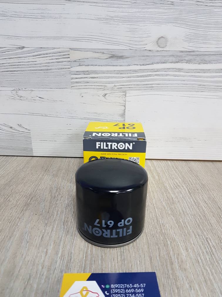 OP617 Filtron Фильтр масляный (Hyundai/Kia)  Filtron OP617 аналог 2630035503, 2630035505, 2630035501, 2630035502, 2630035504, 2630035500