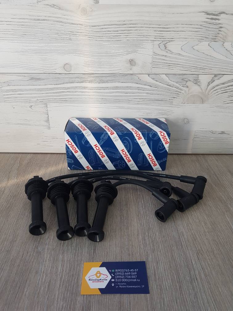 0986357208 Bosch Провода высоковольтные к-т (Ford Focus1,2 и3,Fusion) (1.4-1.6) Bosch 0986357208 ан 1335374 1502365 1502366 1335377