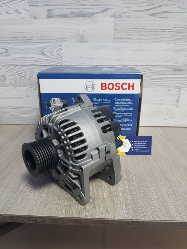 0986083200 Bosch Генератор (Reno Megane2,3, Fluence, Duster) (1.6 K4M) (реле 2 к-та) Bosch 0986083200 (сист Valeo) ан 8200667607 / 8200323126