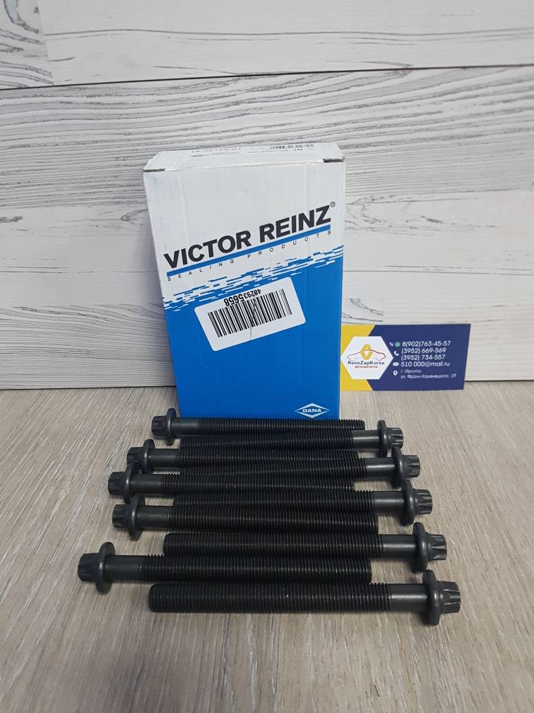 143215401 Victor Reinz Болты ГБЦ (комплект) (Reno Duster 2л, Megane2 2л) Victor Reinz 143215401  ан 7701471366