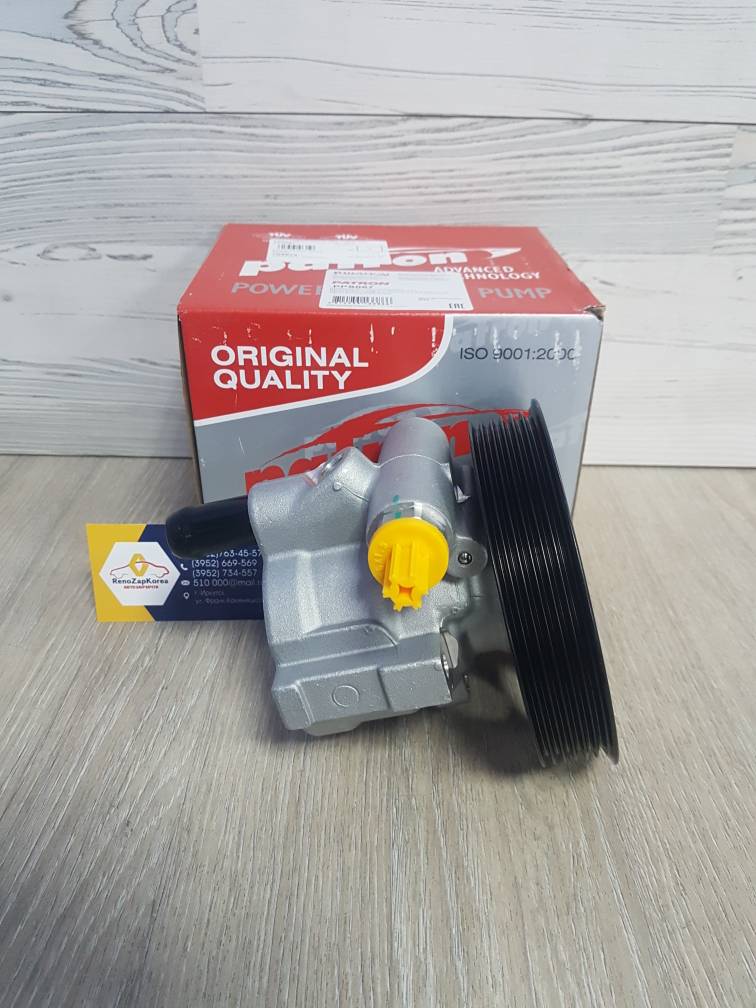 PPS067 Patron Насос ГУР (Logan ф1,ф2, Simbol, Largus)   шкив Patron PPS067  ан 491108049R / 8200888505 /491100522R / 491106541R