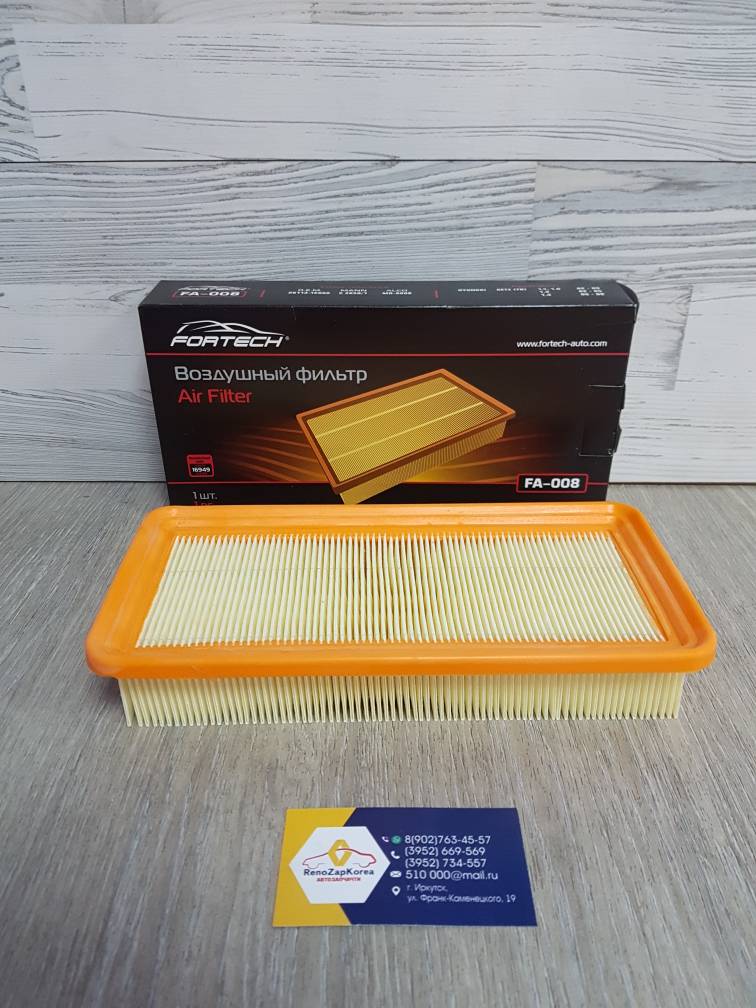 FA008 Fortech Фильтр воздушный (Hyundai/Kia) (Hyundai Getz) Fortech FA008 (Корея) ан 281131C000