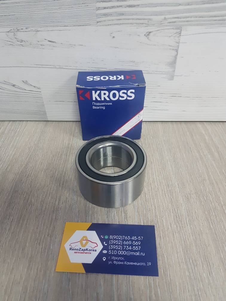 KM2906656 Kross Подшипник задней ступицы (Hyundai/Kia) (Tuc1,Sor пер) (42x76x39) Kross KM2906656 ан 517202J001/ 5271026510/5271026530/503103E101/503103E102/517202j000