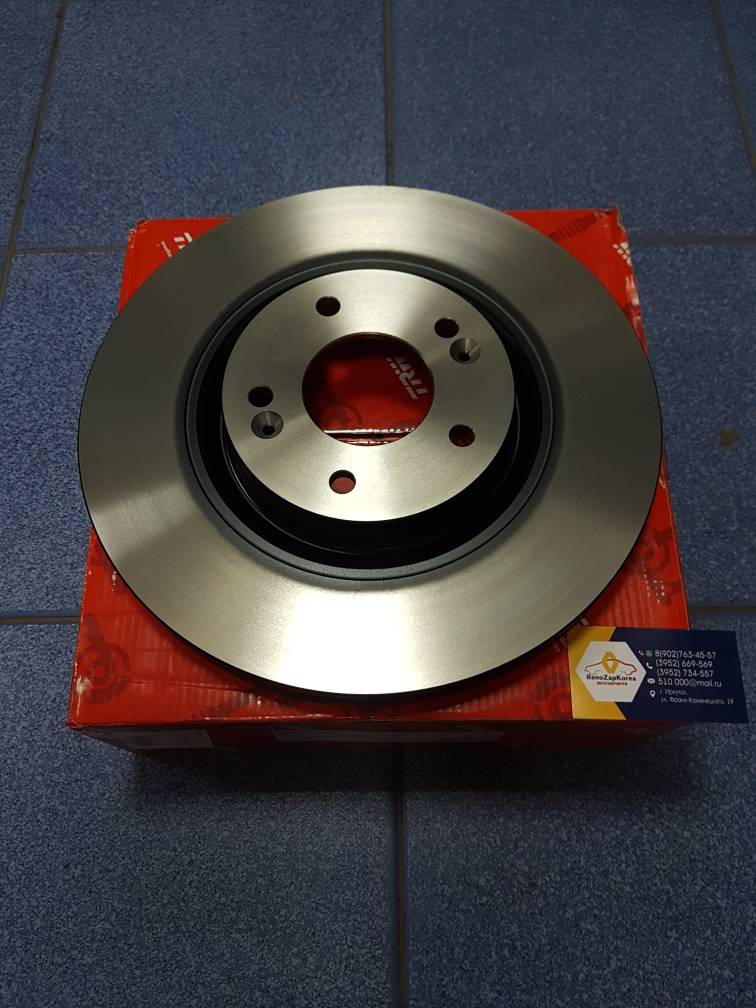 DF7592 TRW Диск тормозной перед (Hyundai/Kia) (320мм) (Optima др) TRW DF7592 ан 517122T000 / 51712D7100 / 517122T100