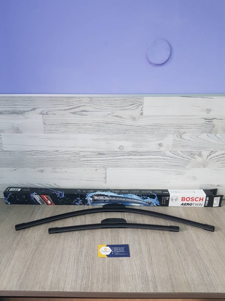 3397118911 Bosch Щетка стекл/очист (Hyundai/Kia) (Solaris,Tucs3, Sport4, Creta и др) (к-т 2шт) крючок б/карк (650/400мм) Bosch 3397118911 ан 983501R050   983601R000