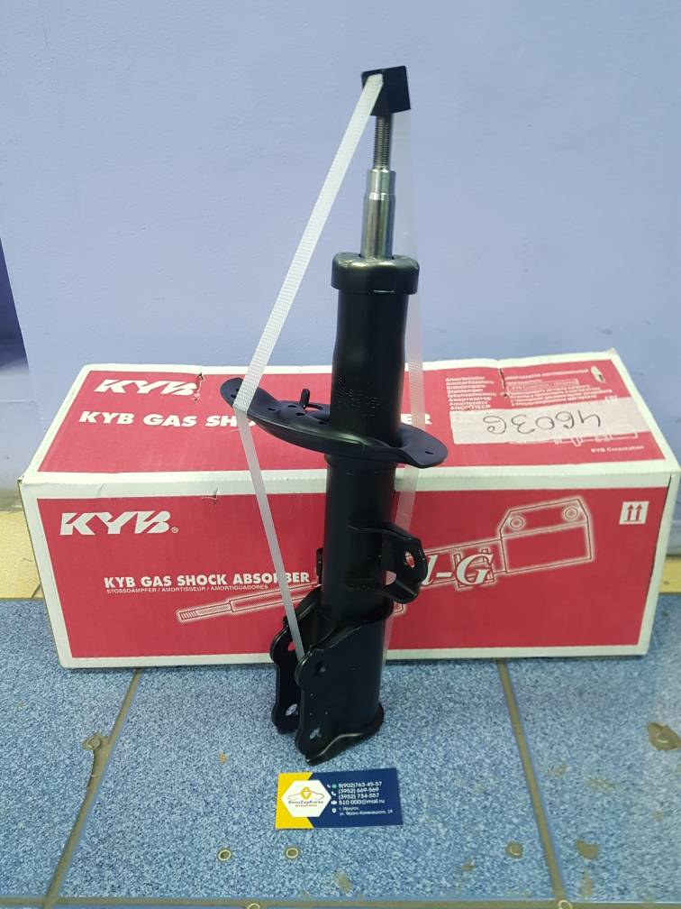 338108 KYB Амортизатор передний (Hyundai/Kia) (Solaris, Rio) Правый  KYB 338108  ан 546604L100 / 546601R000 / 546604L000 / 546604L101 / 546604Y101