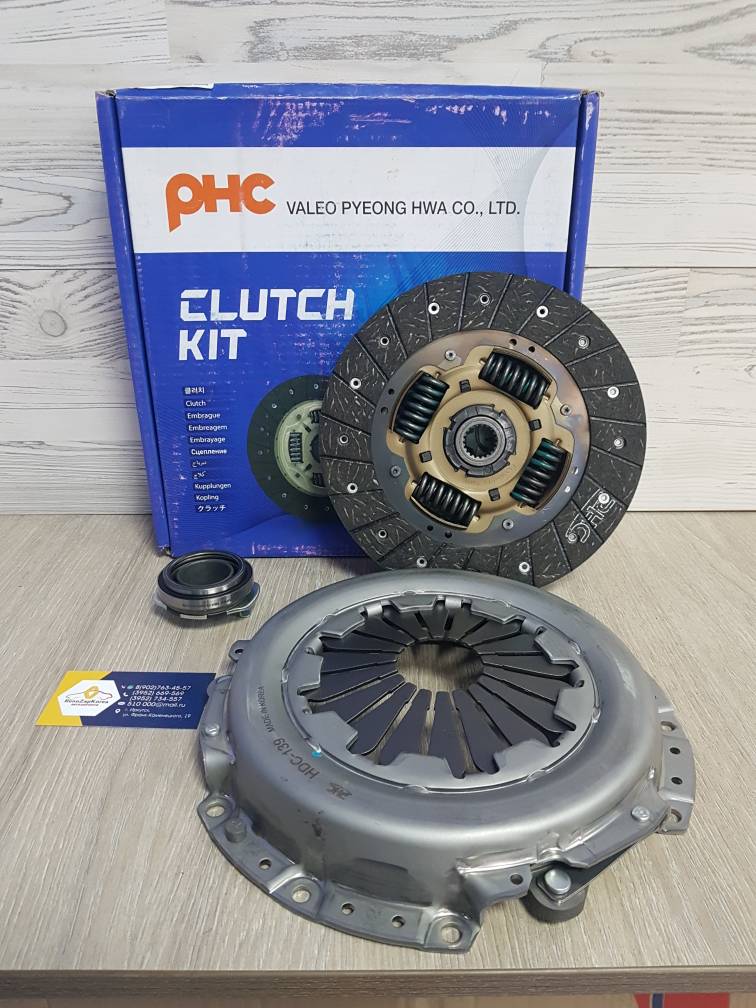 HDK204 Valeo Сцепление в сборе  (Hyundai/Kia) (Solaris 1.4и1.6 и др) Valeo-PHC HDK204 (Корея) ан диска 4110023138 корз 4130023138 выж 4142132000