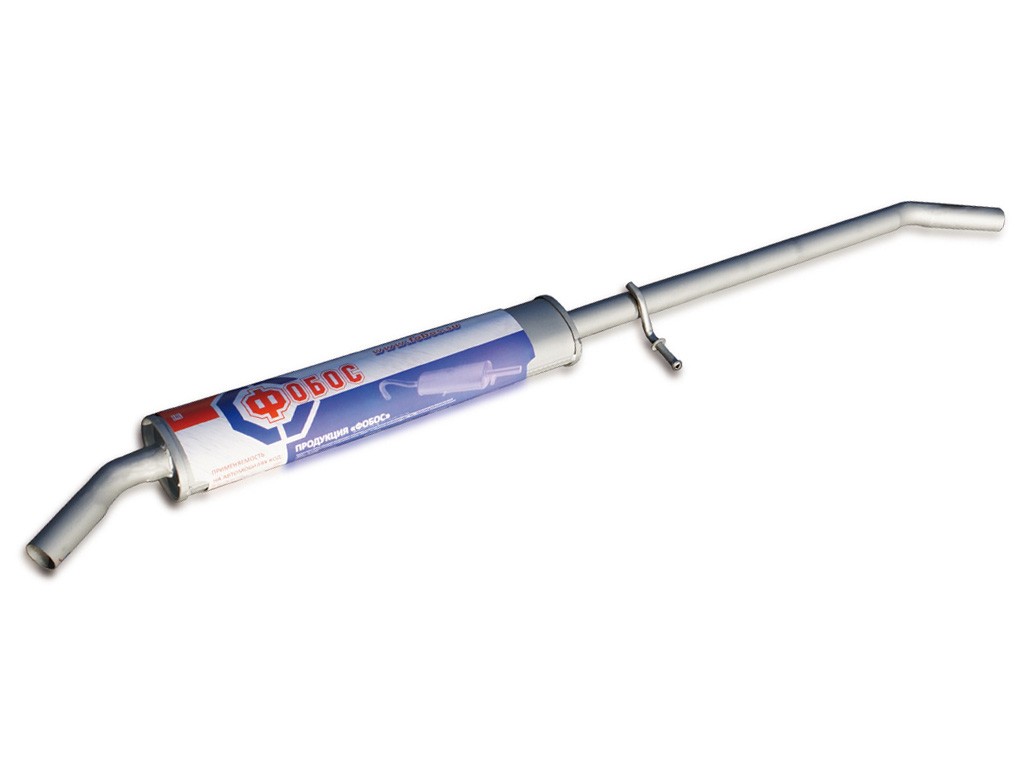 Глушитель промеж. (резонатор) (Duster 4x4 2л труб d45) Fobos 17170 ан 200101180R / 200107658R