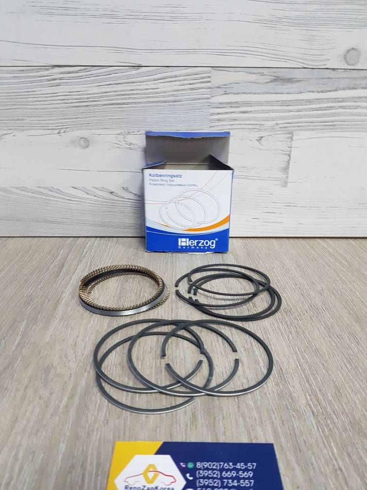 Кольца поршневые (Reno Logan и др) стандарт дв1,4,1.6 8Vи16V (79,5 мм) на 4ц-ра HERZOG HLR0795  ан 7701474857