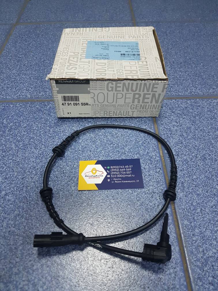 479109155R Renault Датчик АБС передний (Duster, Megane3, Fluence) L/R Renault ориг 479109155R