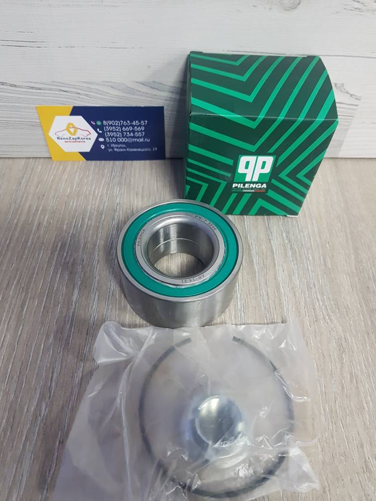 PWP3596 Pilenga Подшипник передней ступицы (Reno Logan,Sandero,Symbol) 37x37x72 (без АБС) Pilenga PWP3596 ан 7701205779, 6001547696