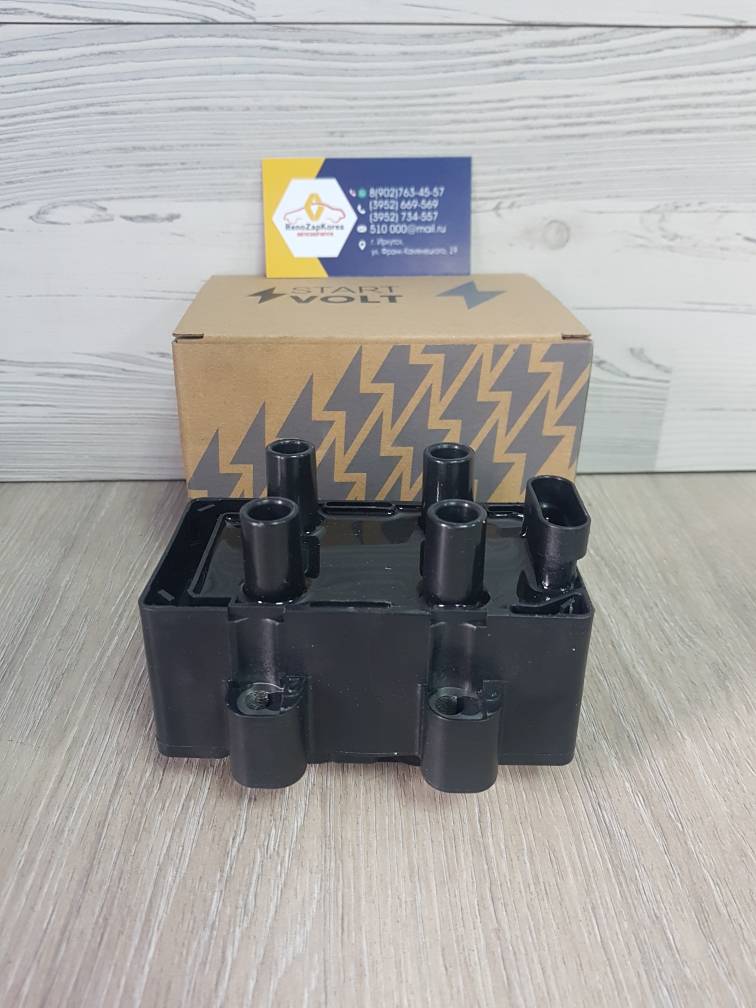 SC0901 СтартВольт Катушка зажигания (Reno Logan, Clio и др) (до 13г) все 8V  СтартВольт SC0901 ан 7700274008