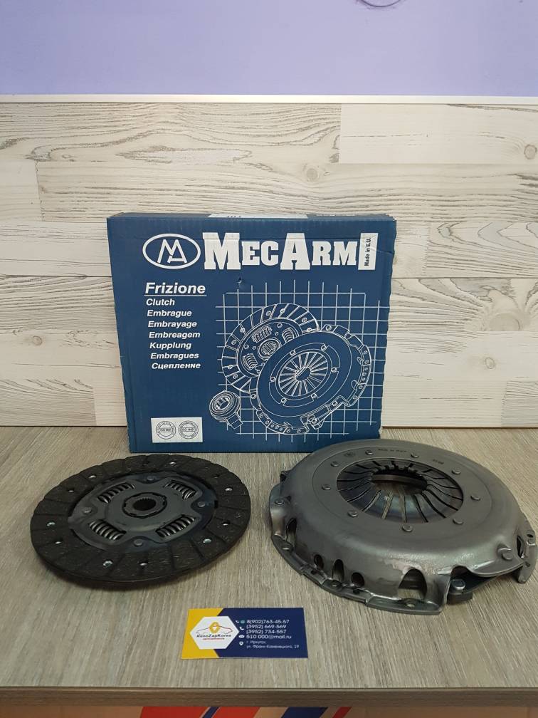 MK9956D Mecarm Сцепление в сборе (Logan16V JR5,Megan2 1,6,Fluence(K4M), Duster 1,6 2wd) без выж Mecarm MK9956D ан 302050901R/7701476973/302052307R/3000100Q2K