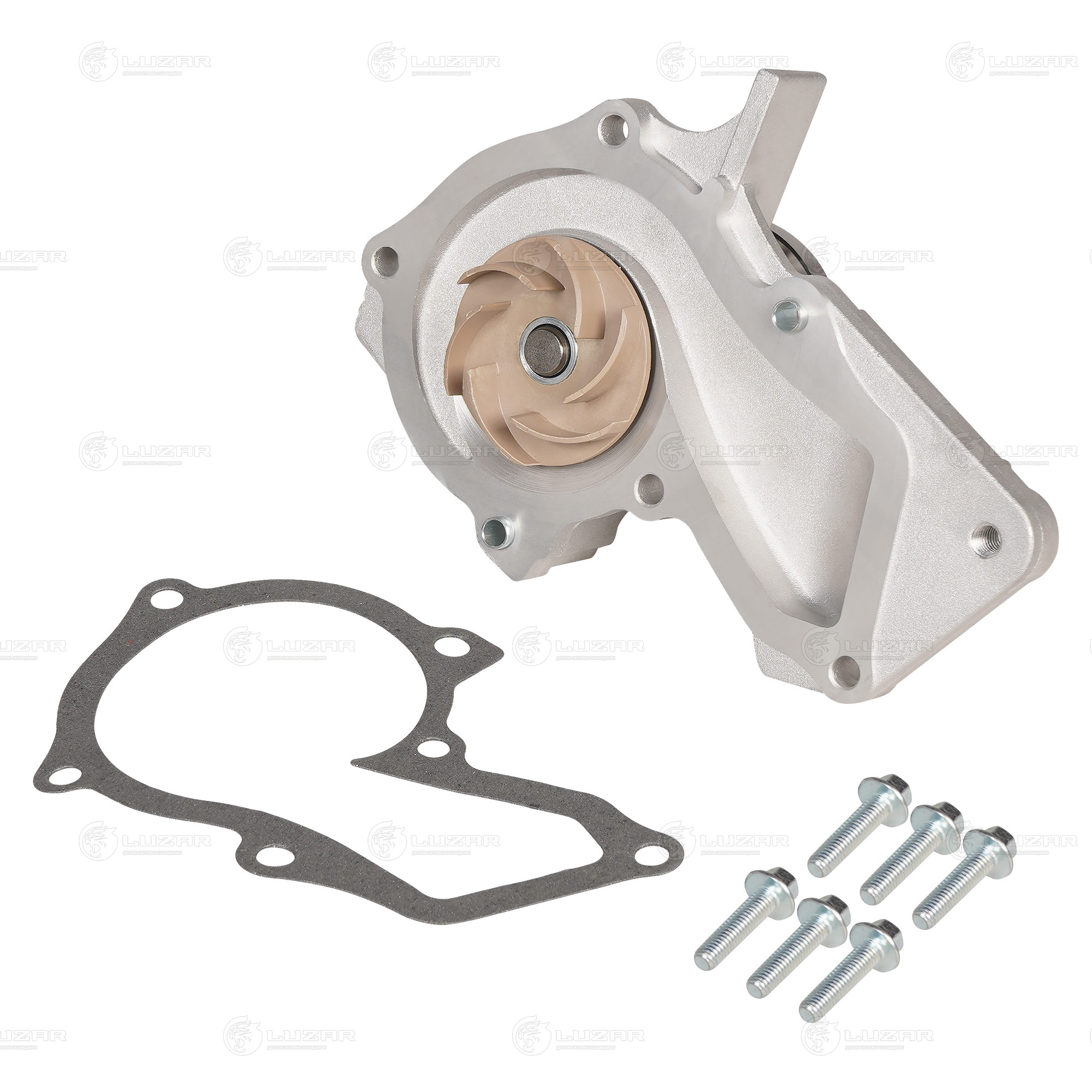 Водяной насос (помпа) (Ford Focus2,3 (дв1.4-1.6л), Mondeo 4(1.6л), Fusion(VIN)) LUZAR LWP1098 ан 1778516