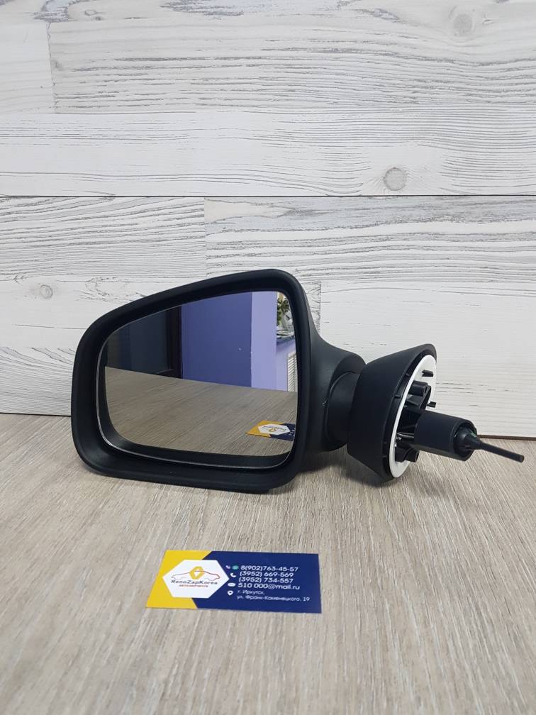 GR01103 ГрандРиАлАВТО Зеркало зад. вида (Logan с 08г,Duster до15г,Largus) Большое, мех левое ГрандРиАлАВТО GR01103  ан 8200965091