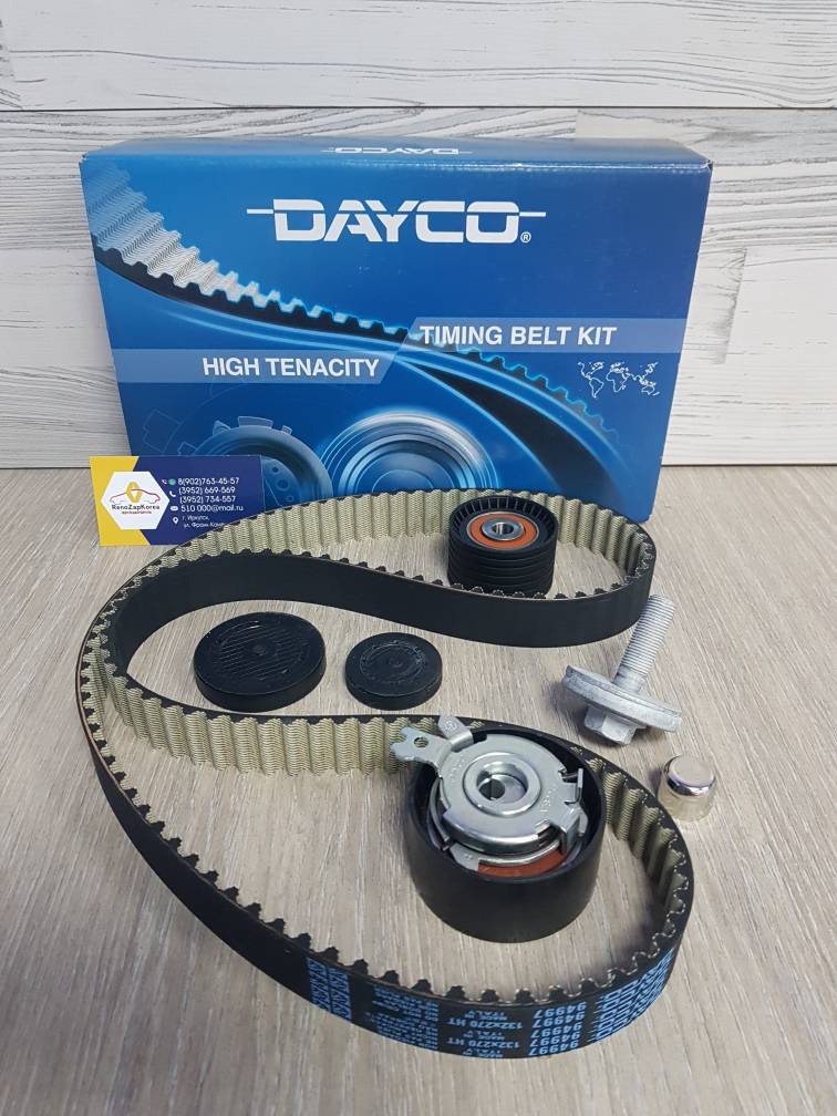 ГРМ комплект (Reno Logan16V,Megan2,3,Duster(1.6),Almera) (рем рол загл) 1,6K4M Dayco KTB460 ан 130C17529R
