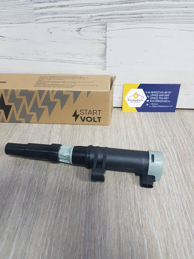SC0902 СтартВольт Катушка зажигания (Reno Logan,Duster,Megan2 и др) все (K4M-16V и 2л F4R) СтартВольт SC0902 ан 8200568671 /8200405098 /224333529R/8200765882/224332597R