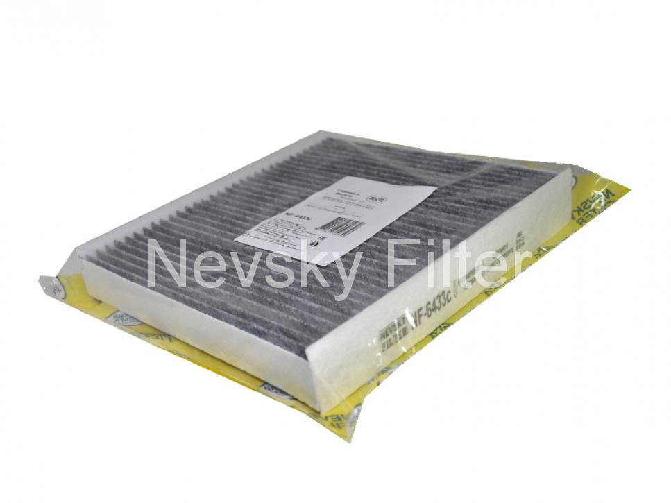 NF6433C Невский Фильтр Фильтр салона (Reno Logan 2014г, Kaptur, Arkana) (угольный) Невский Фильтр NF6433C ан 272773016R / 272773277R / 272777764R / 272779203R