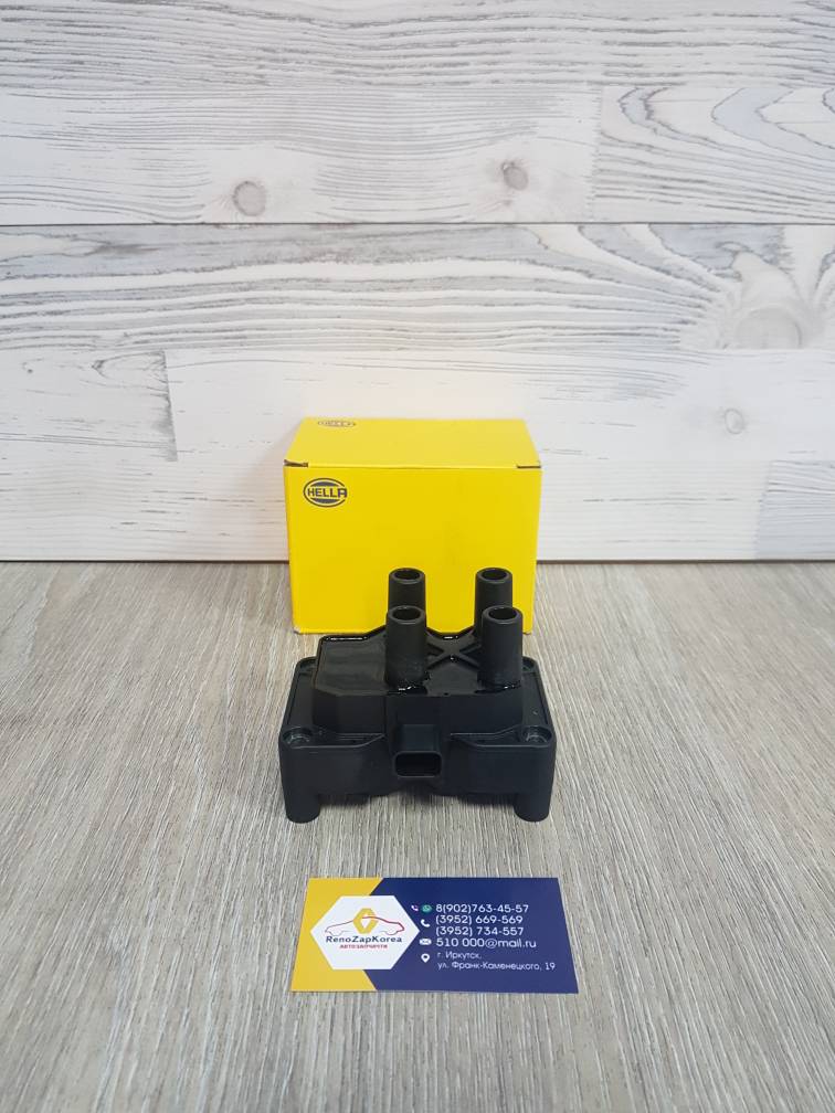5DA193175791 Hella Катушка зажигания (Ford Focus2 (с 10г) (1.4и1.6), Focus3 дв1.6 и др) Hella 5DA193175791 ан 1823596 / 1459278
