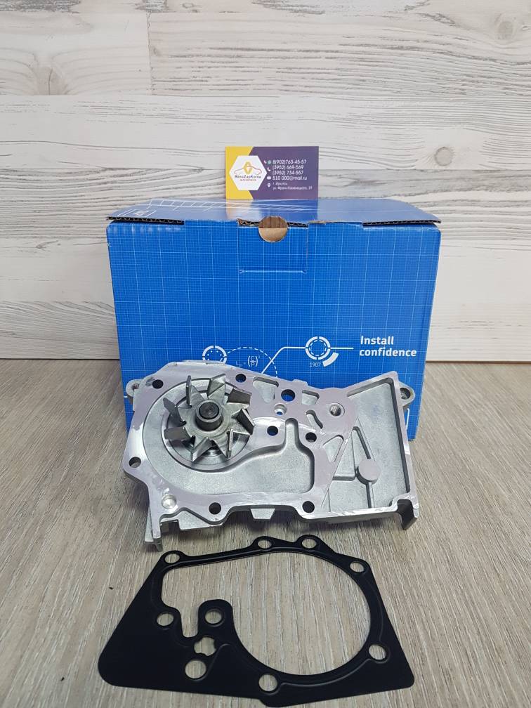 Водяной насос (помпа) (Reno Logan с10г (8Vи16V),Simboll, Megane2,Duster) (K4M) SKF VKPC86416 ан 210100753R / 210105707R / 8660003264